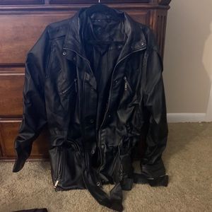 2X faux leather jacket